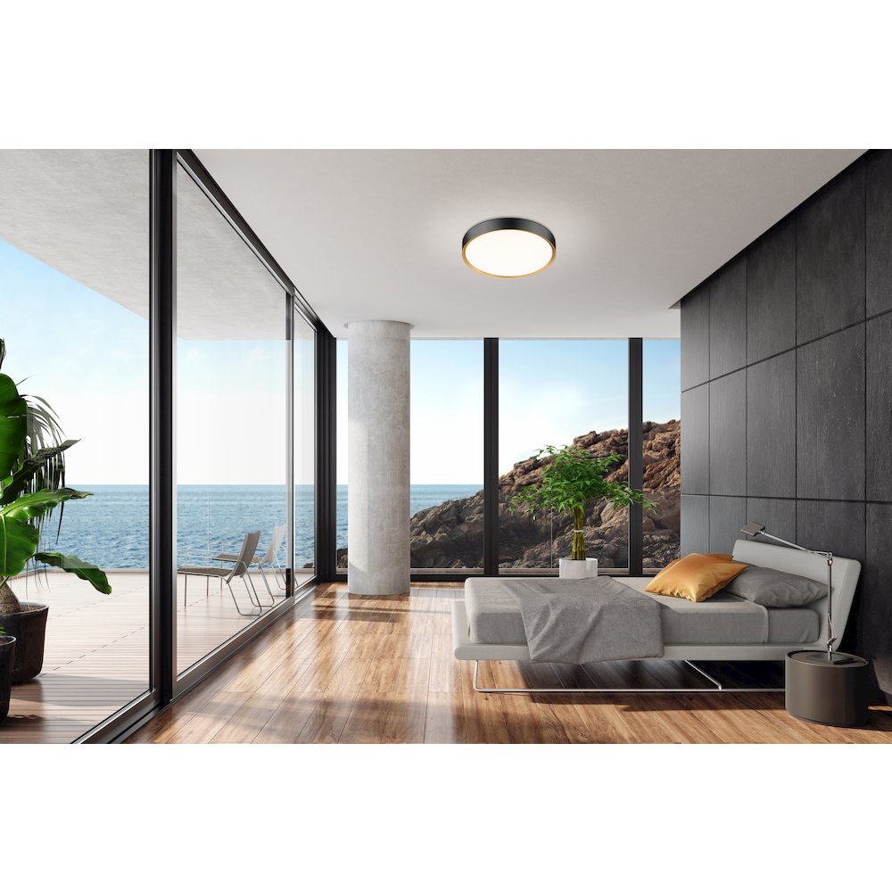 Z-Lite 1 Light Flush Mount. Picture 6