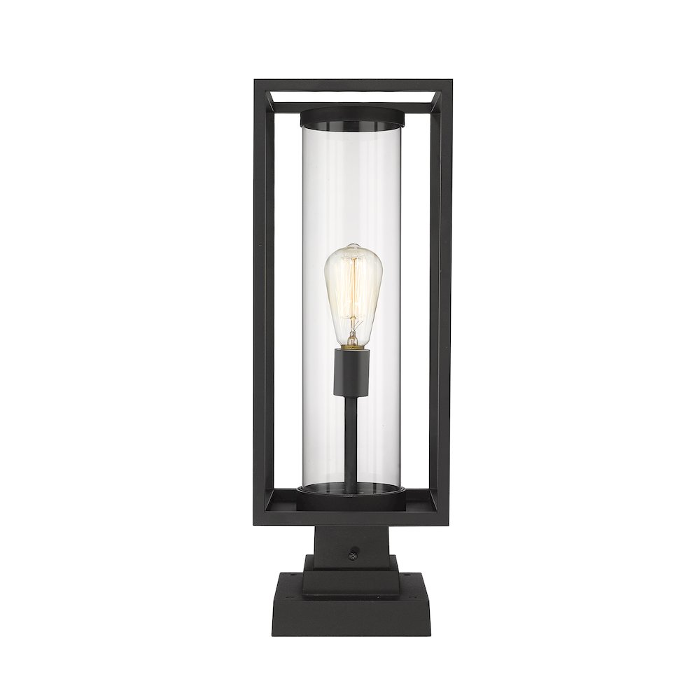 Z-Lite 1 Light Outdoor Pier Mounted Fixture. Picture 2