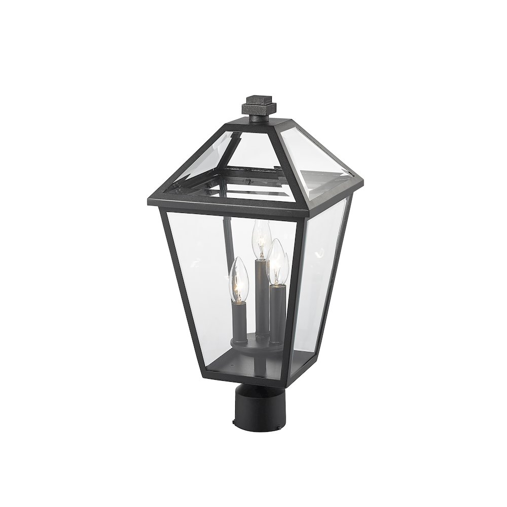 Z-Lite 3 Light Outdoor Post Mount Fixture. Picture 3