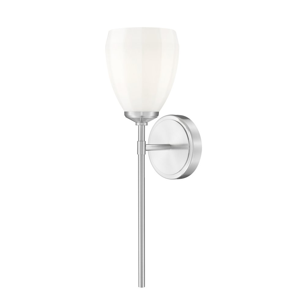 Z-Lite Oren 1 Light Wall Sconce in Brushed Nickel color, Steel frame. Picture 1