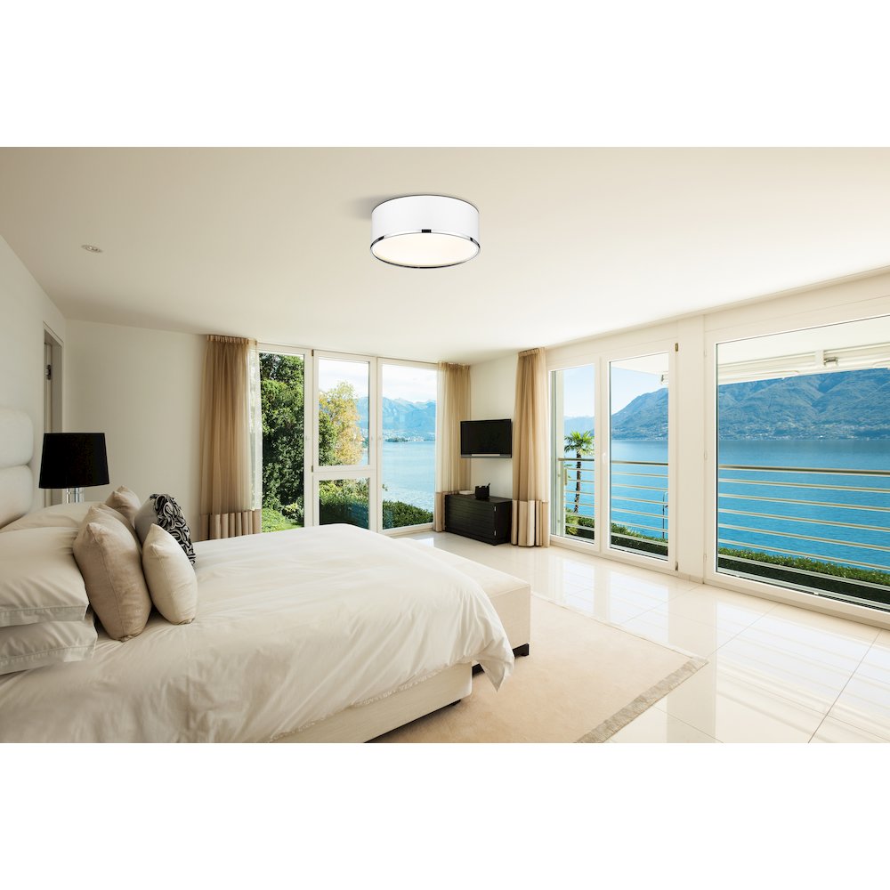 Z-Lite 3 Light Flush Mount. Picture 6