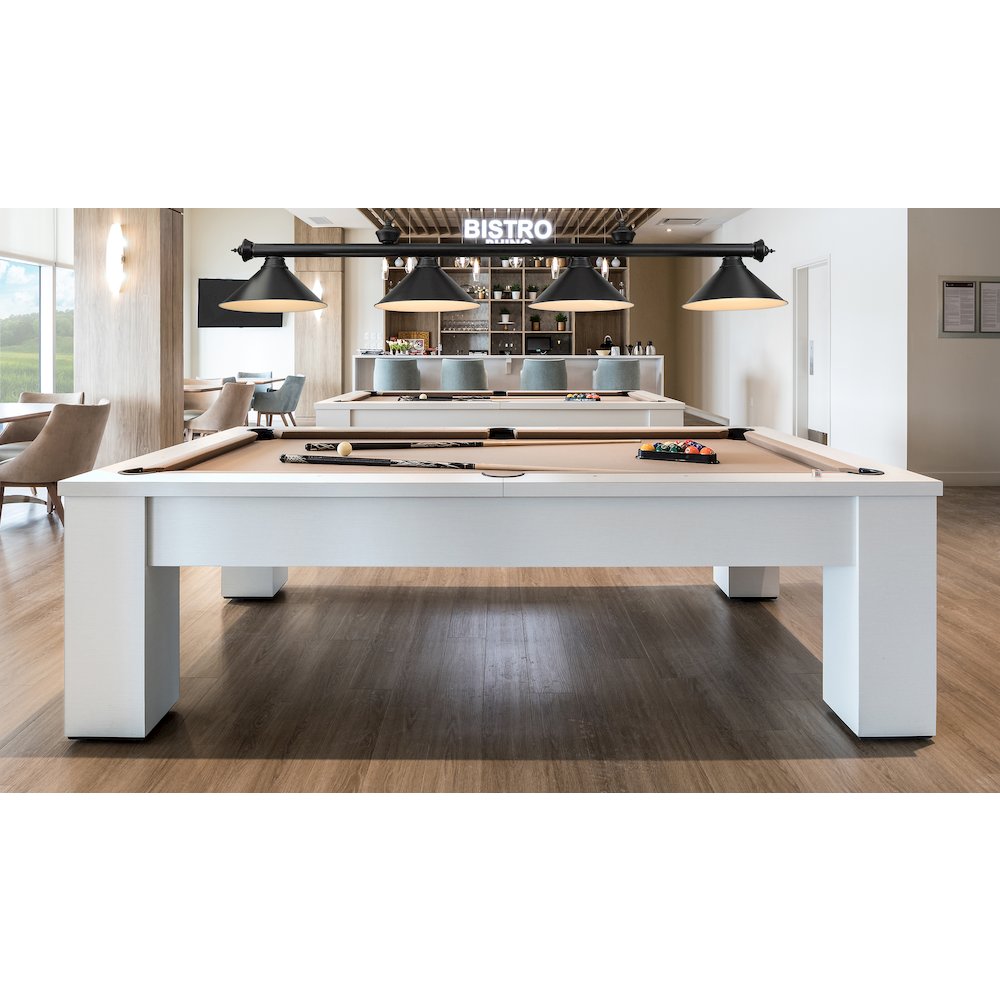 Z-Lite Cordon 4 Light Billiard, Steel Frame, Matte Black Shade Color. Picture 6