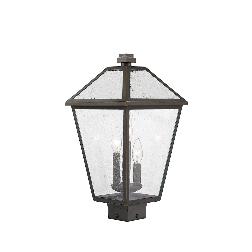 Z-Lite 3 Light Outdoor Post Mount Fixture. Picture 4