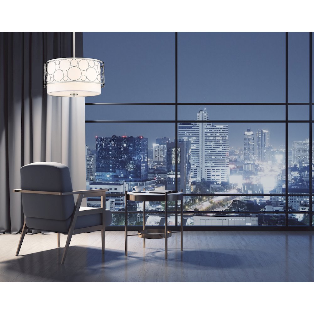 Z-Lite 3 Light Pendant. Picture 7