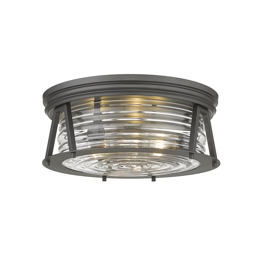 3 Light Flush Mount. Picture 1