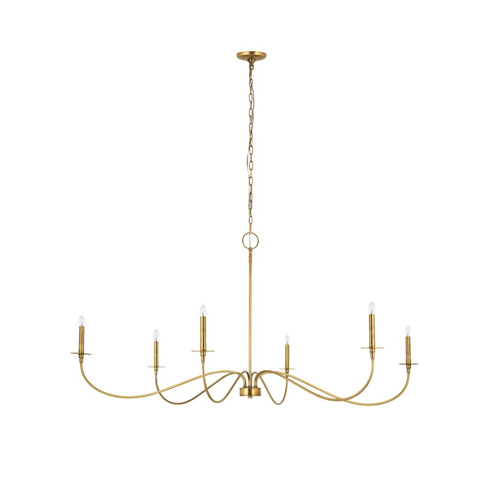 Z-Lite 6 Light Chandelier. Picture 1