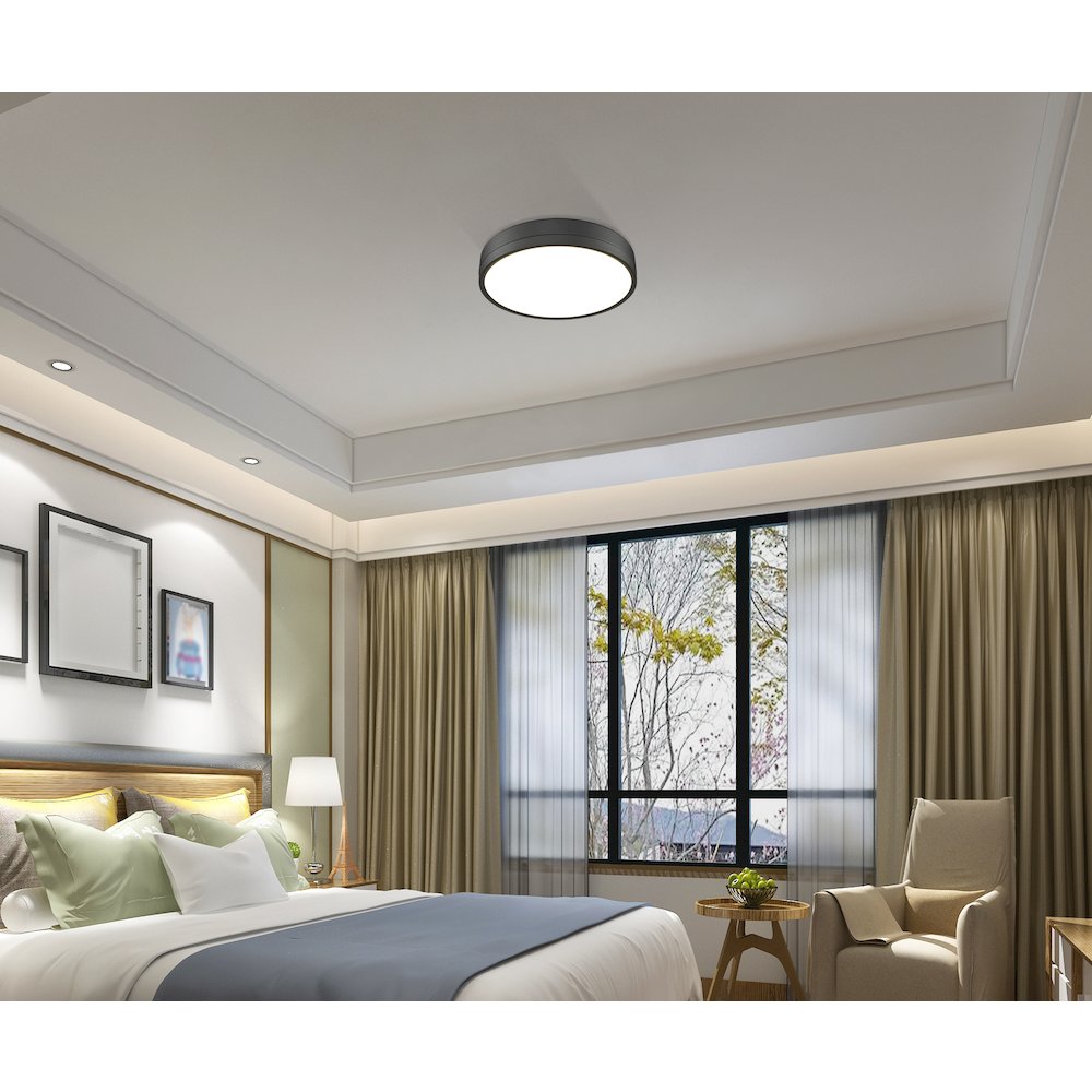 Z-Lite 1 Light Flush Mount. Picture 6
