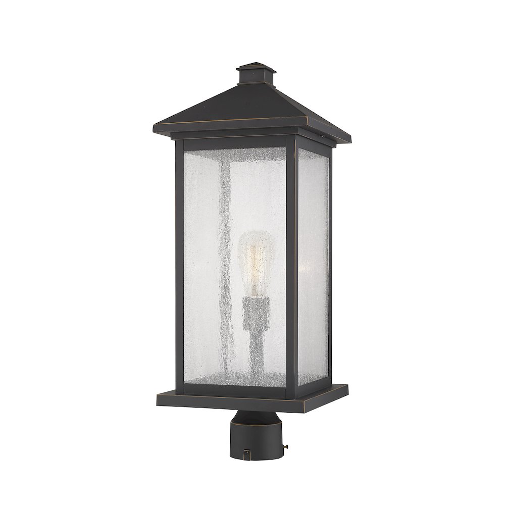 Z-Lite 1 Light Outdoor Post Mount Fixture. Picture 2