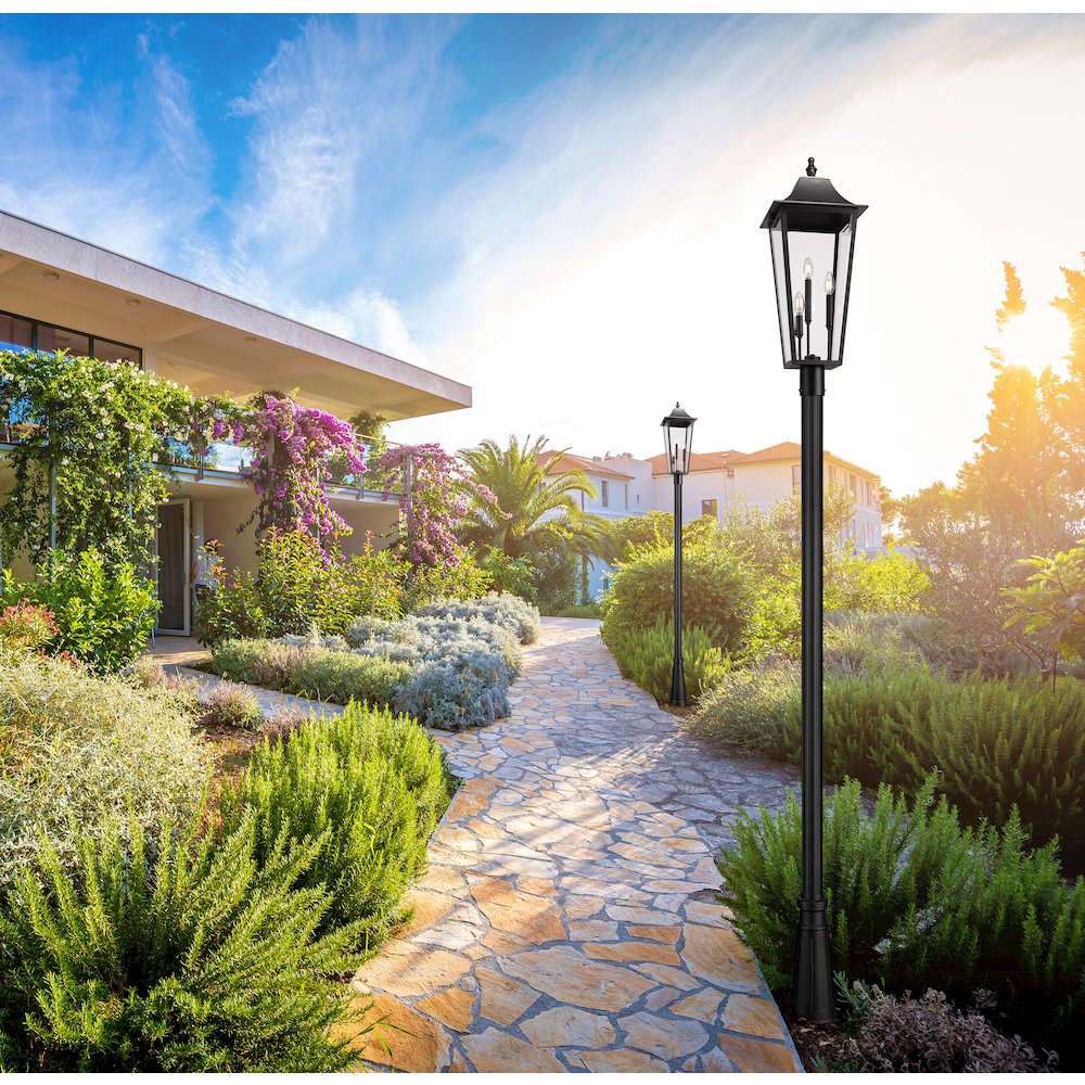 Z-Lite 3 Light Outdoor Post Mounted Fixture. Picture 6