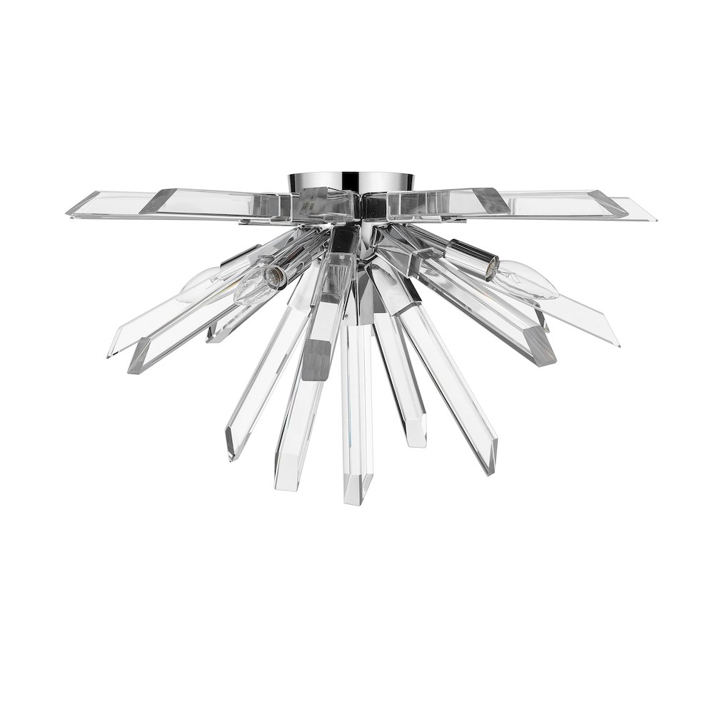 Z-Lite 4 Light Flush Mount. Picture 5