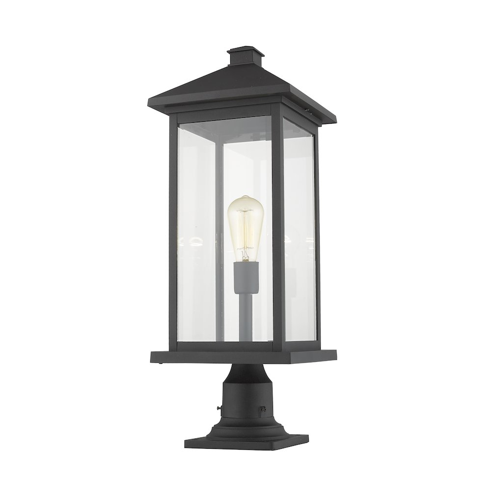 Z-Lite 1 Light Outdoor Pier Mounted Fixture. Picture 4
