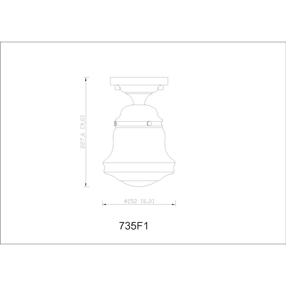 Z-Lite 1 Light Flush Mount. Picture 8