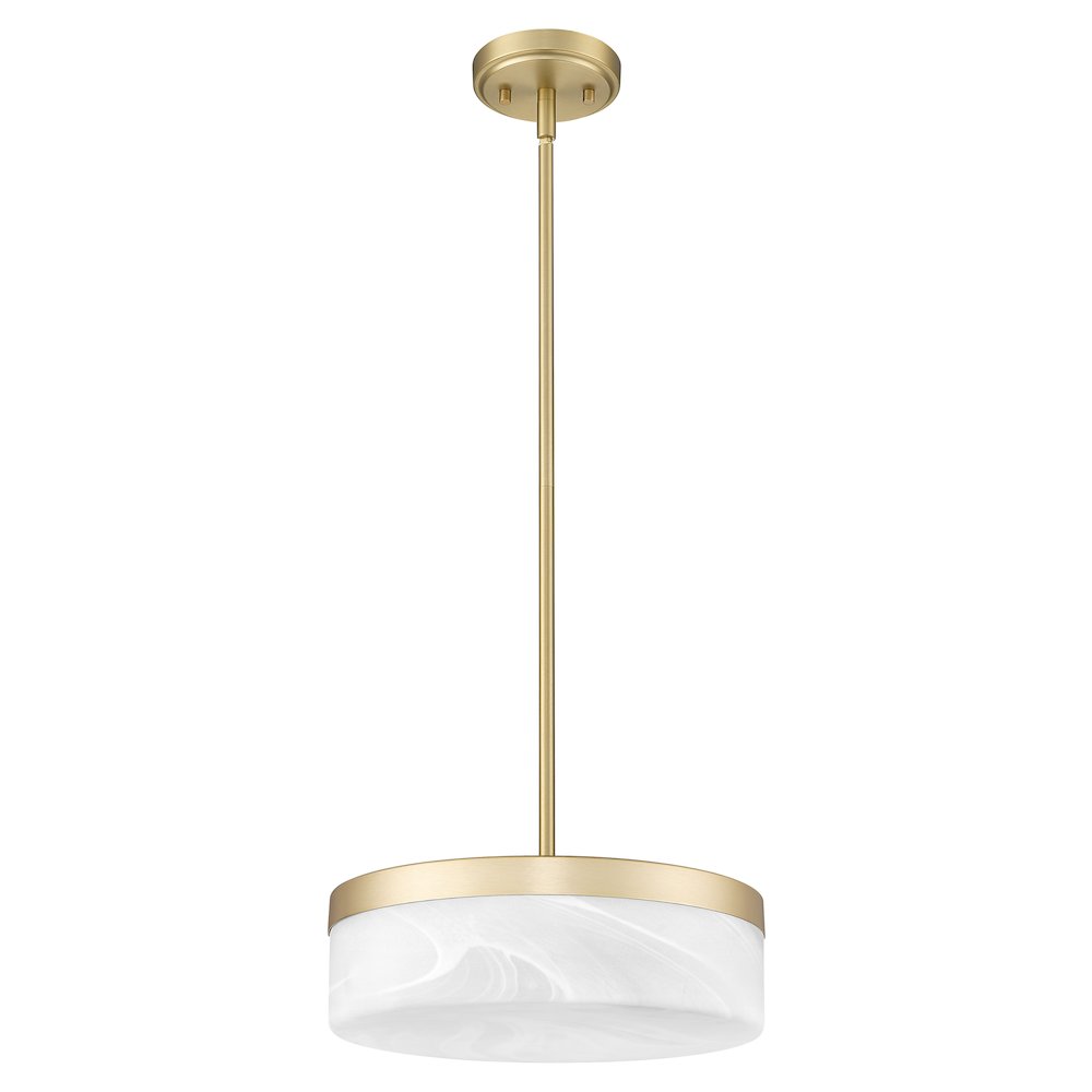 Z-Lite 1 Light Pendant, Modern Gold. Picture 7