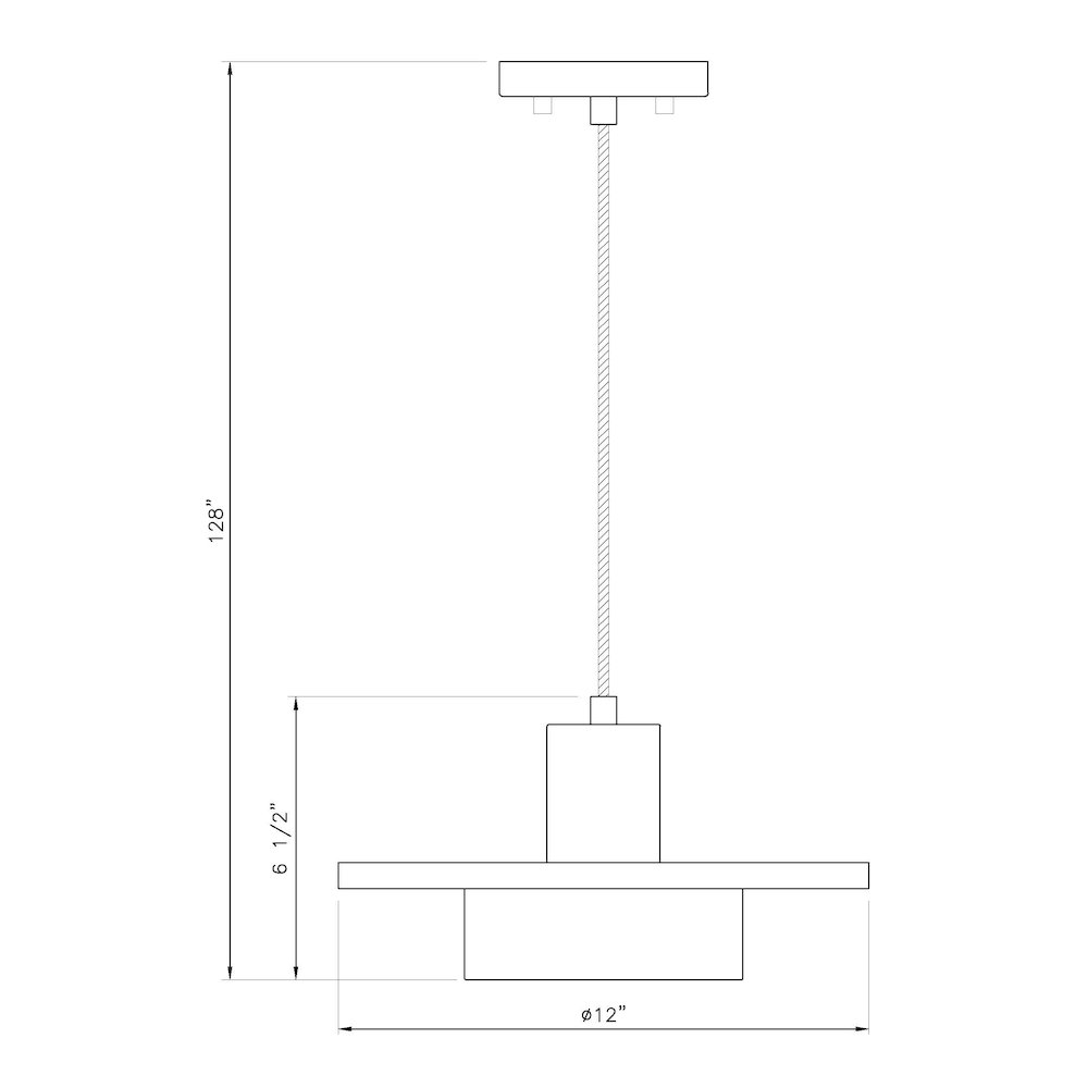 Z-Lite 1 Light Pendant, Brushed Nickel. Picture 8