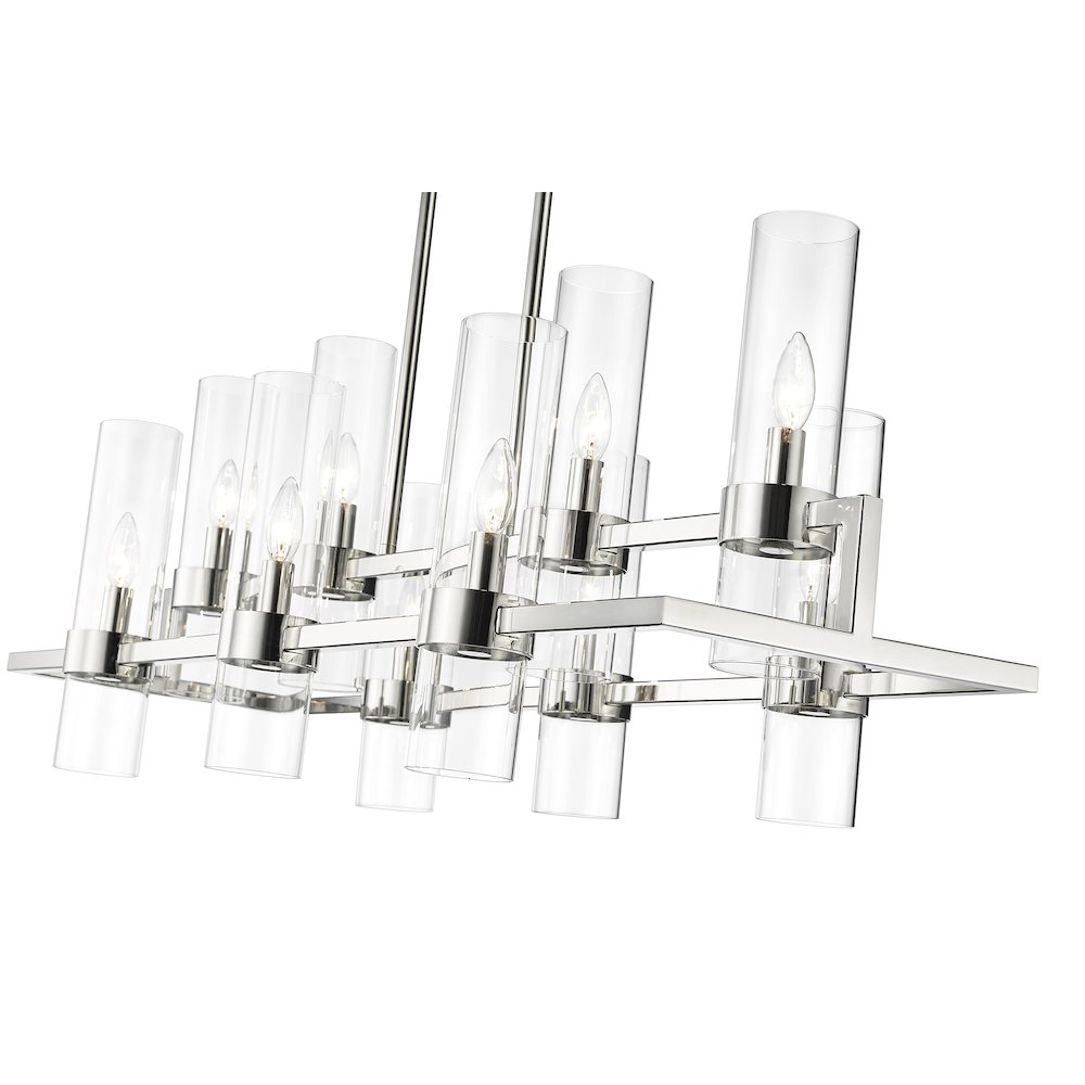Z-Lite 10 Light Linear Chandelier. Picture 4