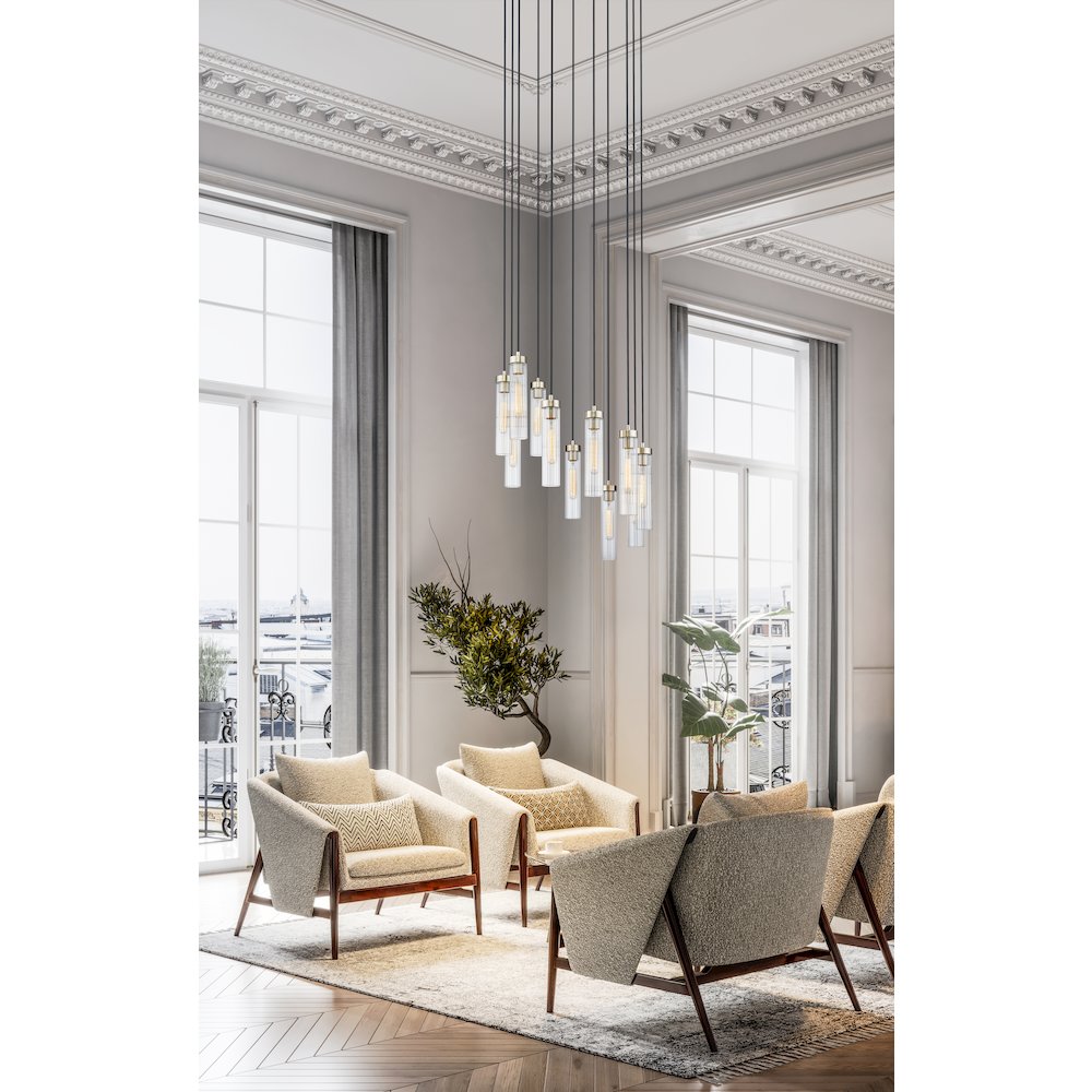 Z-Lite 11 Light Chandelier. Picture 7