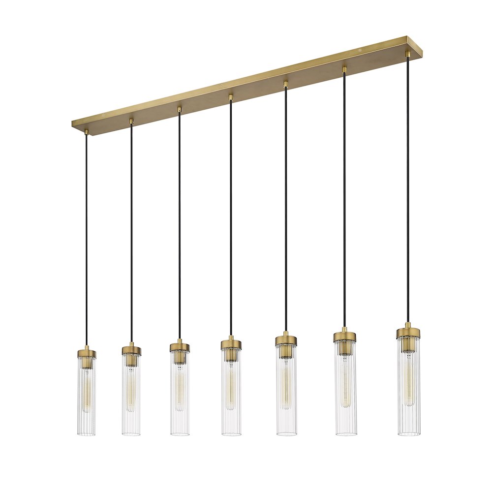 Z-Lite 7 Light Linear Chandelier. Picture 5