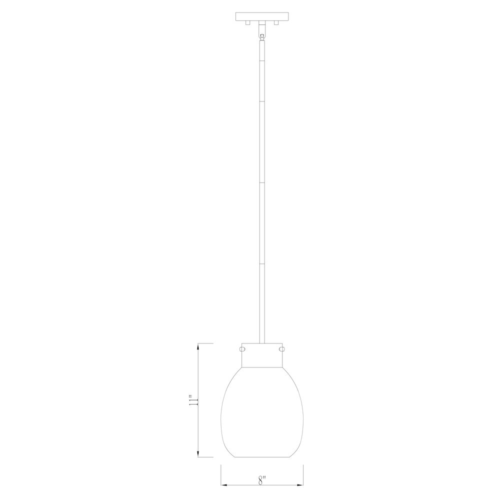 Z-Lite 1 Light Pendant. Picture 8