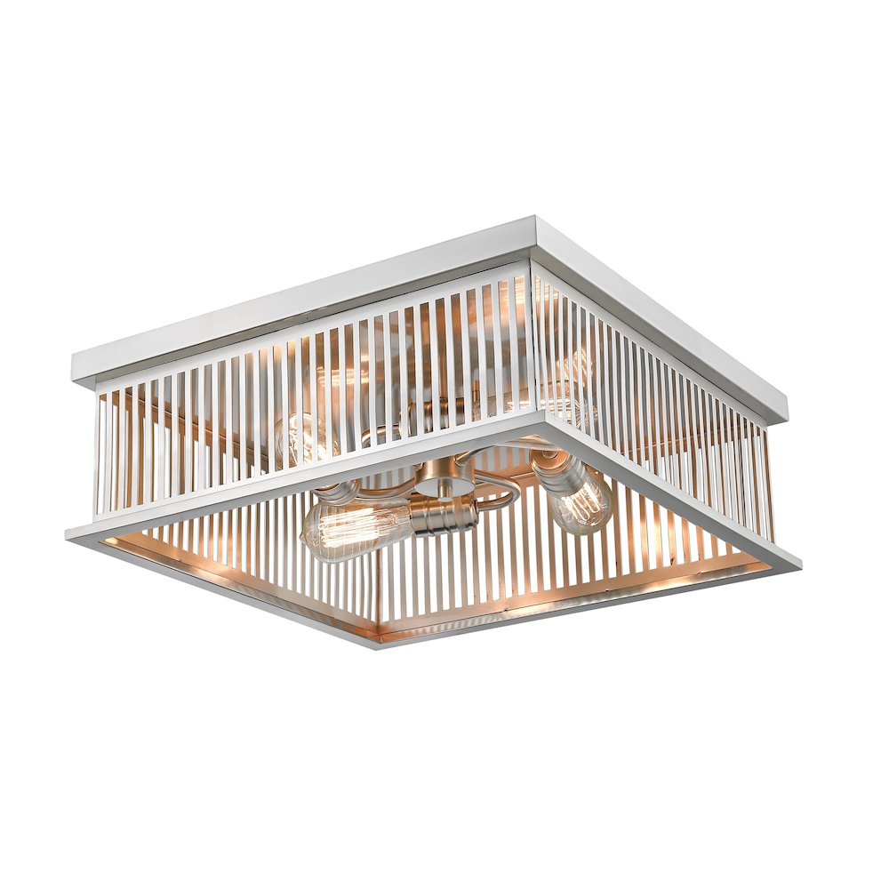 Z-Lite 4 Light Flush Mount. Picture 4