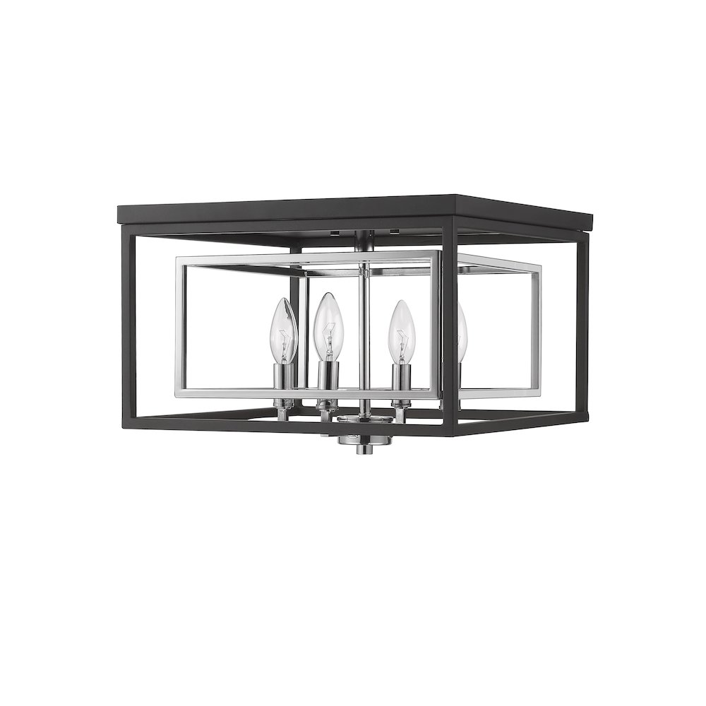 Z-Lite 4 Light Flush Mount. Picture 5