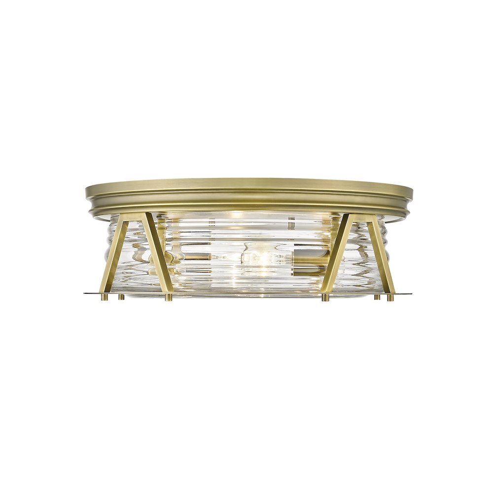 Z-Lite 4 Light Flush Mount. Picture 2