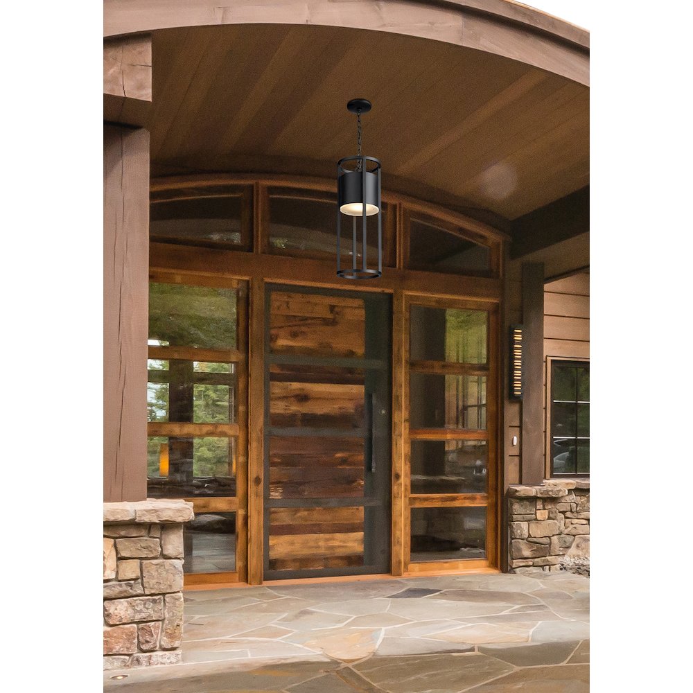 Z-Lite 1 Light Outdoor Chain Mount Ceiling Fixture. Picture 6