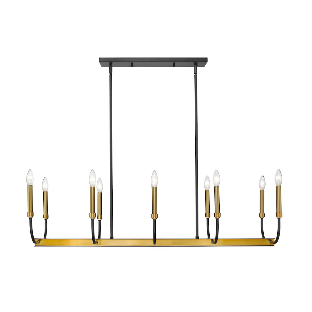Z-Lite 10 Light Linear Chandelier. Picture 2