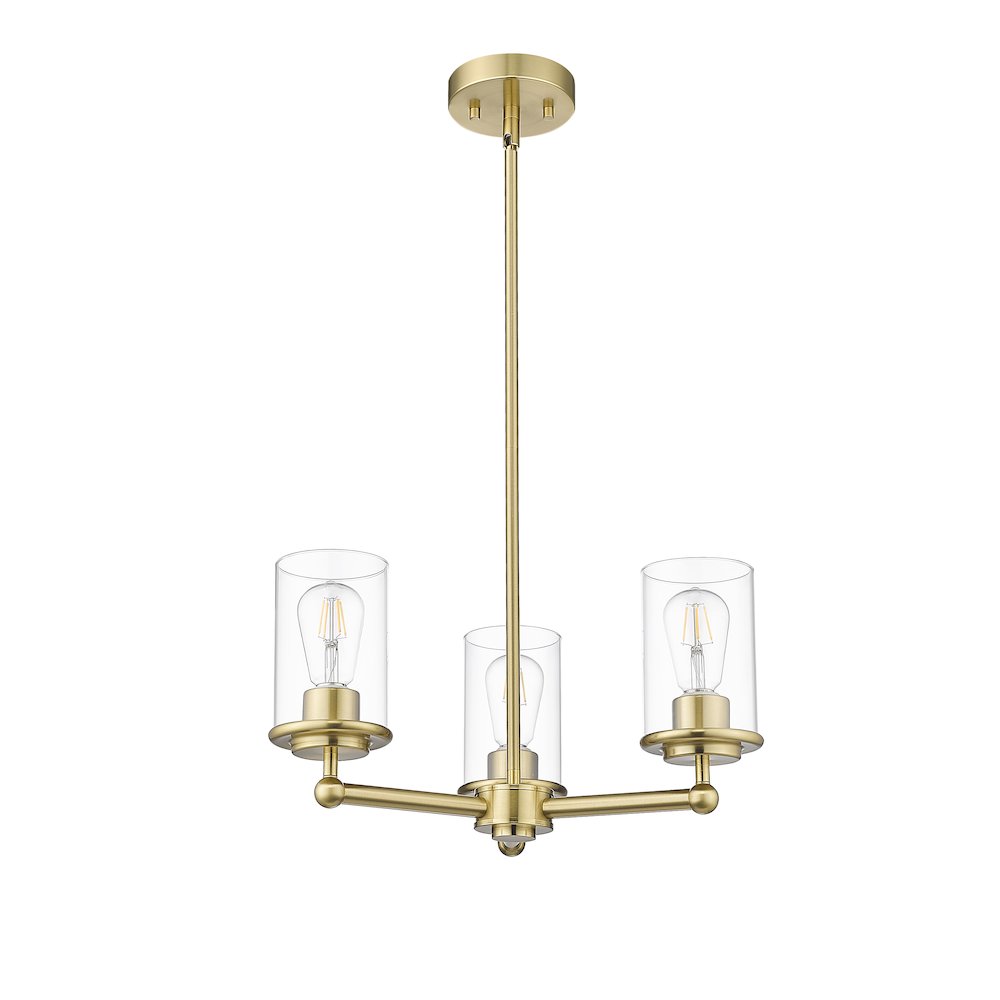 Z-Lite 3 Light Chandelier. Picture 5