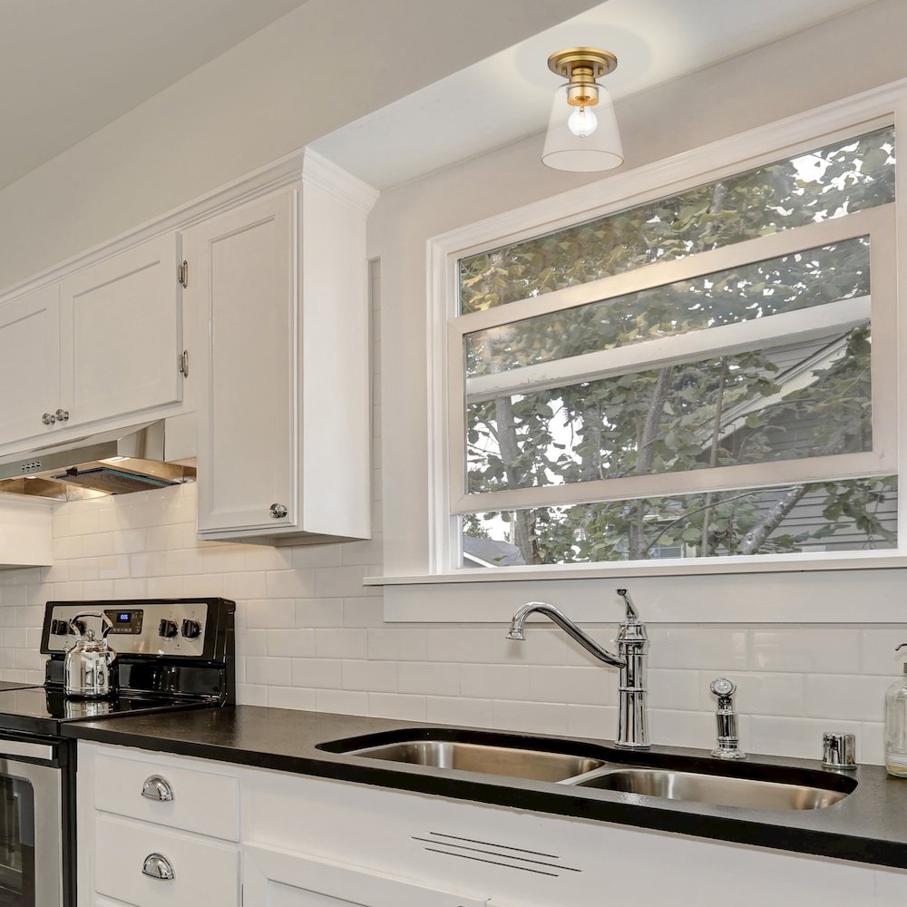 Z-Lite 1 Light Flush Mount. Picture 7