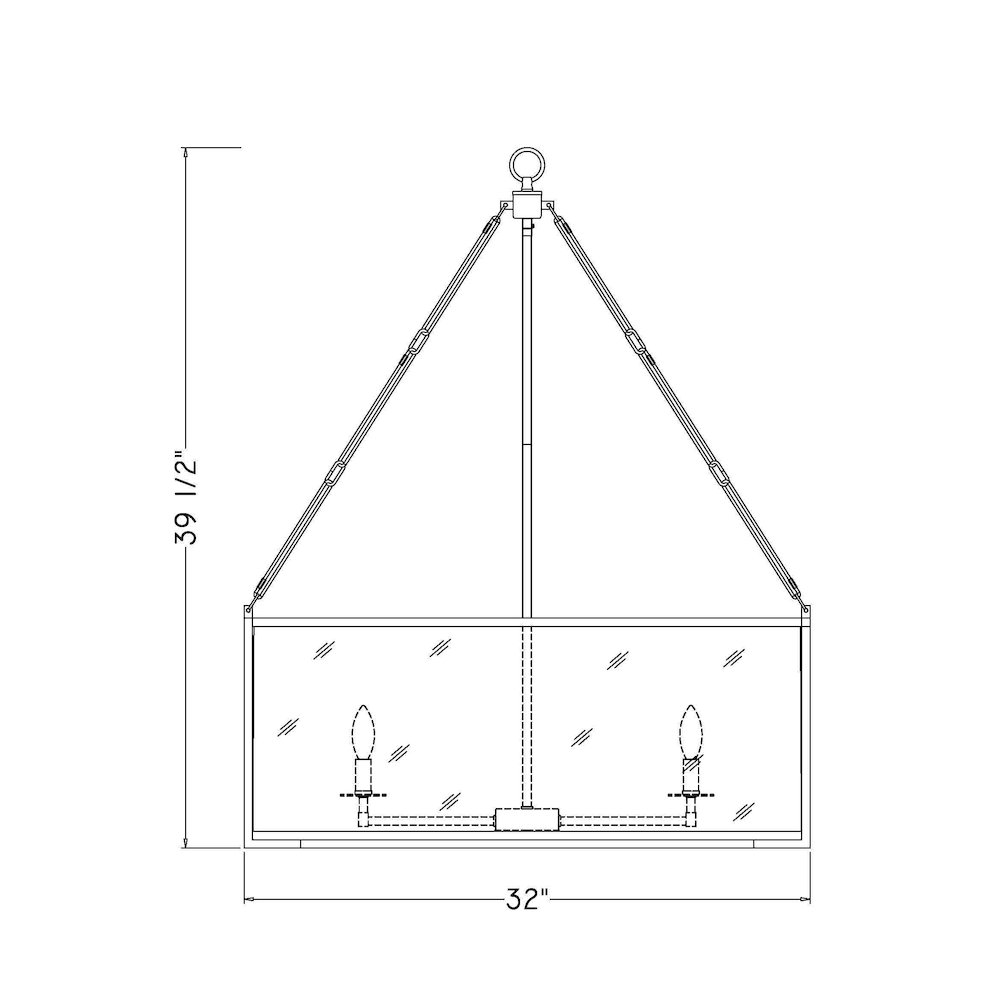 Z-Lite 8 Light Chandelier. Picture 8