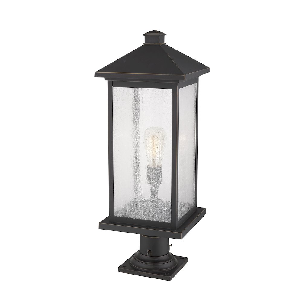 Z-Lite 1 Light Outdoor Pier Mounted Fixture. Picture 2