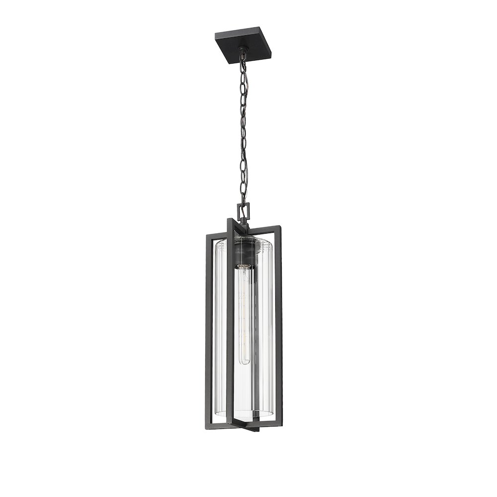 Z-Lite 1 Light Outdoor Chain Mount Ceiling Fixture. Picture 5