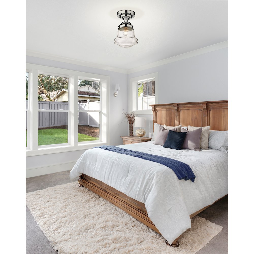 Z-Lite 1 Light Flush Mount. Picture 7