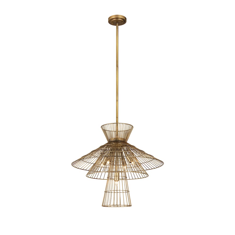 Z-Lite 6 Light Chandelier. Picture 2