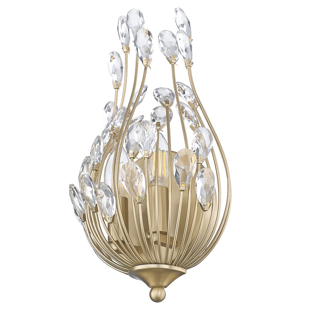 Z-Lite 2 Light Wall Sconce, Modern Gold. Picture 7