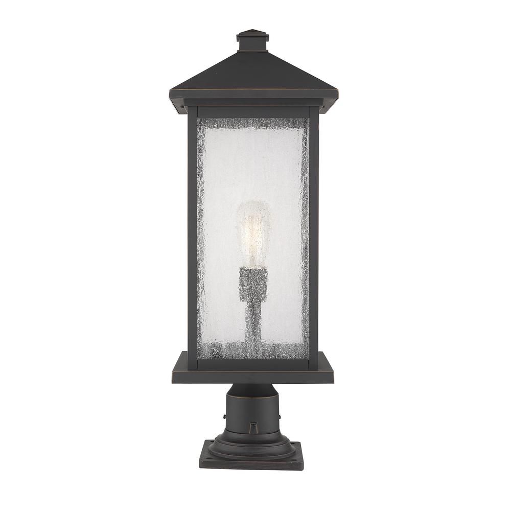 1 Light Outdoor Pier Mounted Fixture. Picture 1