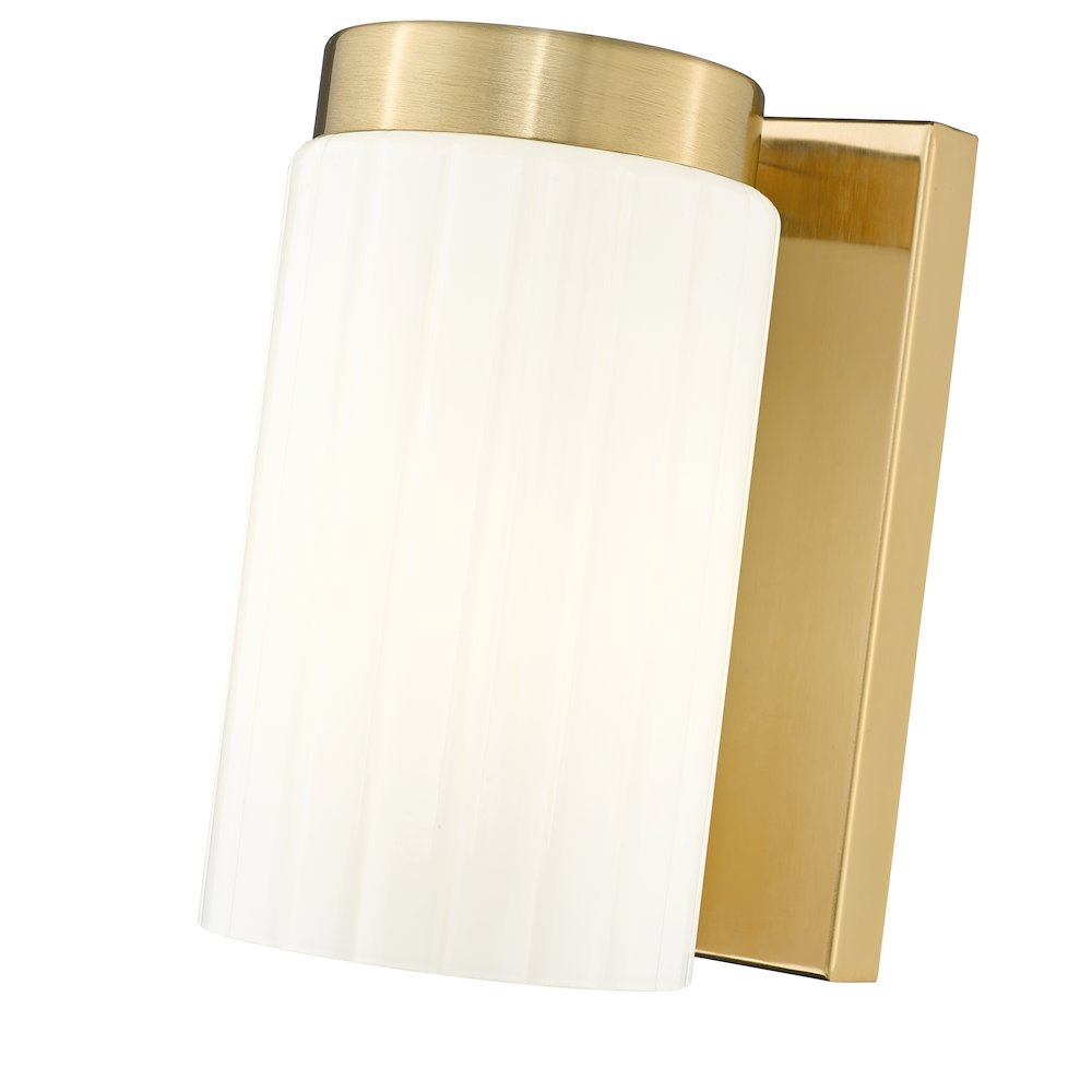 Z-Lite Burk 1 Light Wall Sconce, Luxe Gold. Picture 4