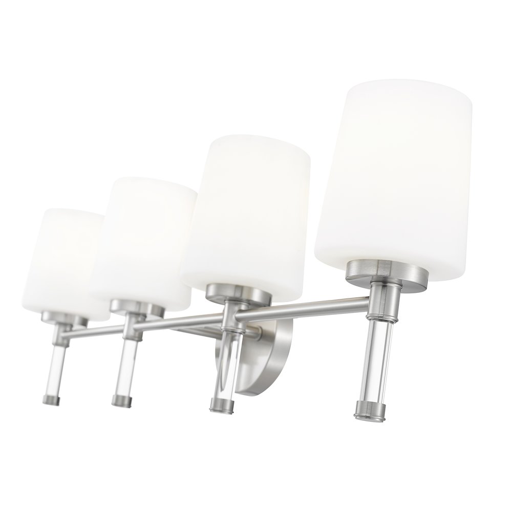 Z-Lite 4 Light Vanity, Brushed Nickel. Picture 4