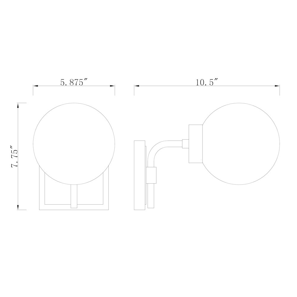 Z-Lite 1 Light Wall Sconce. Picture 8