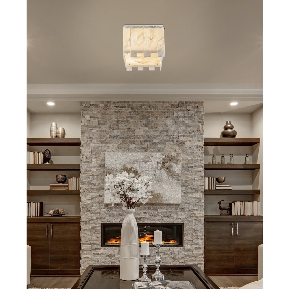 Z-Lite 4 Light Flush Mount. Picture 6