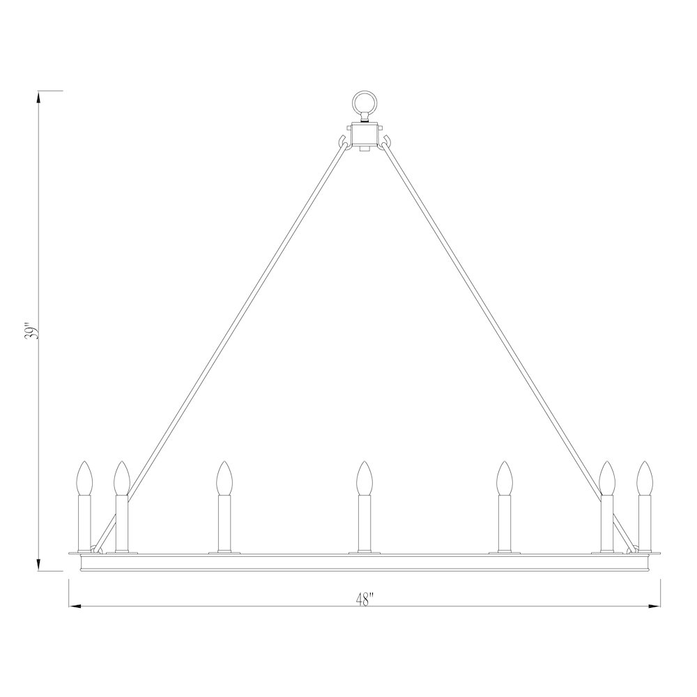 Z-Lite 12 Light Chandelier. Picture 8