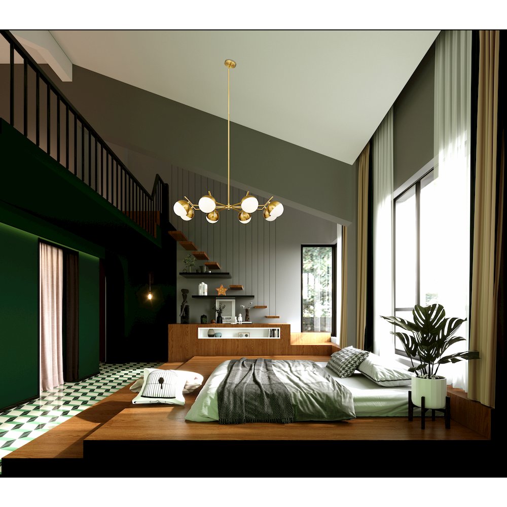 Z-Lite 8 Light Chandelier. Picture 6