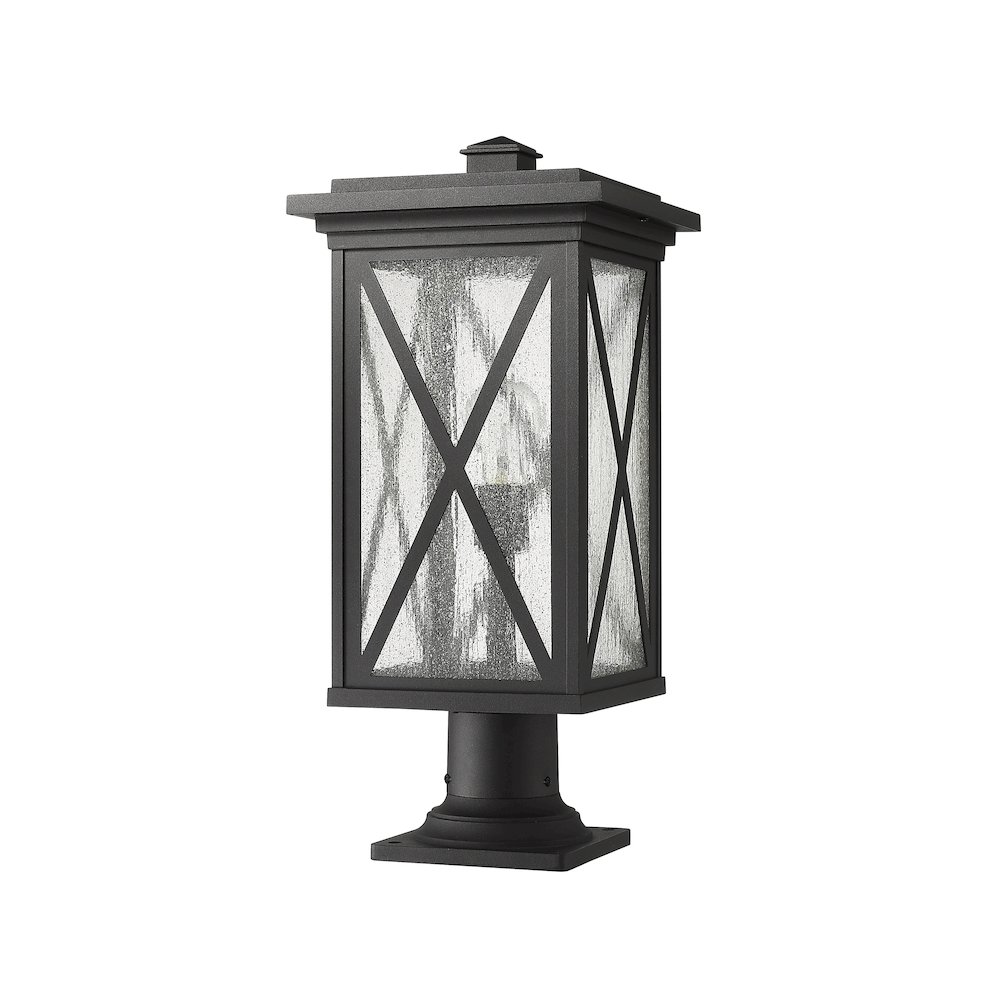 Z-Lite 1 Light Outdoor Pier Mounted Fixture. Picture 5