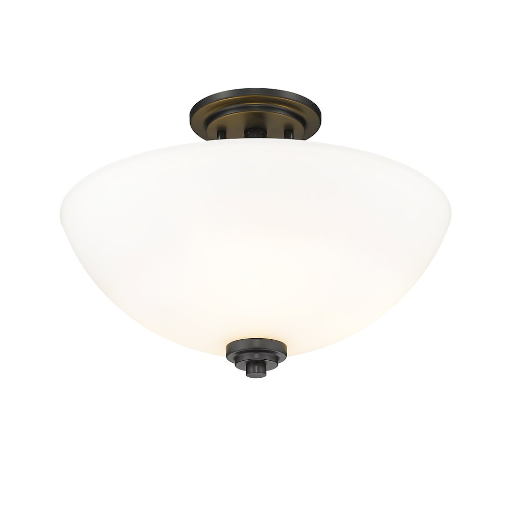 Z-Lite 3 Light Semi Flush Mount. Picture 3