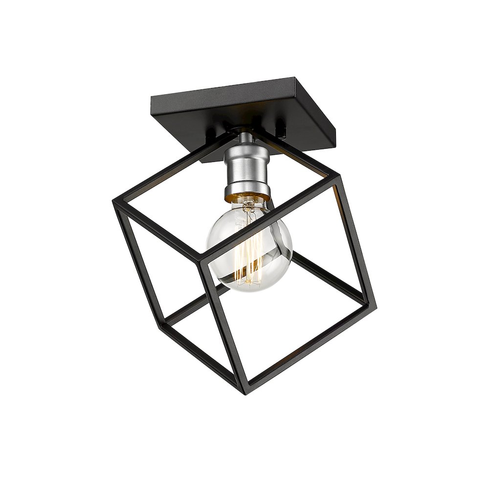 Z-Lite 1 Light Flush Mount. Picture 1