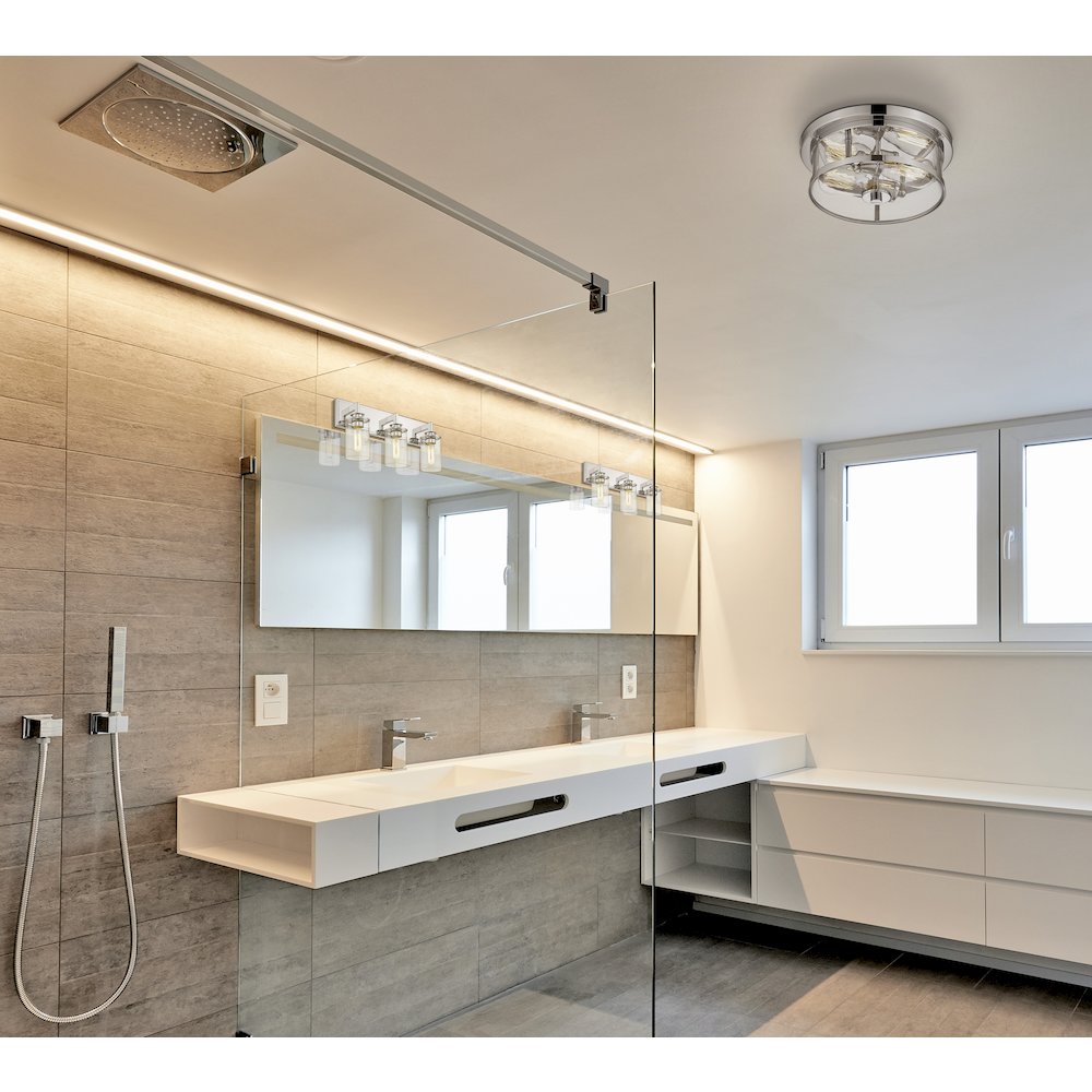 Z-Lite 2 Light Flush Mount. Picture 5