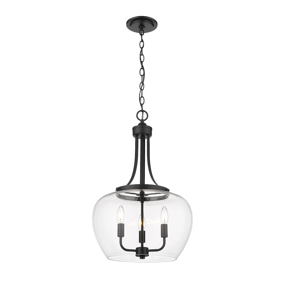 Z-Lite 3 Light Pendant. Picture 1