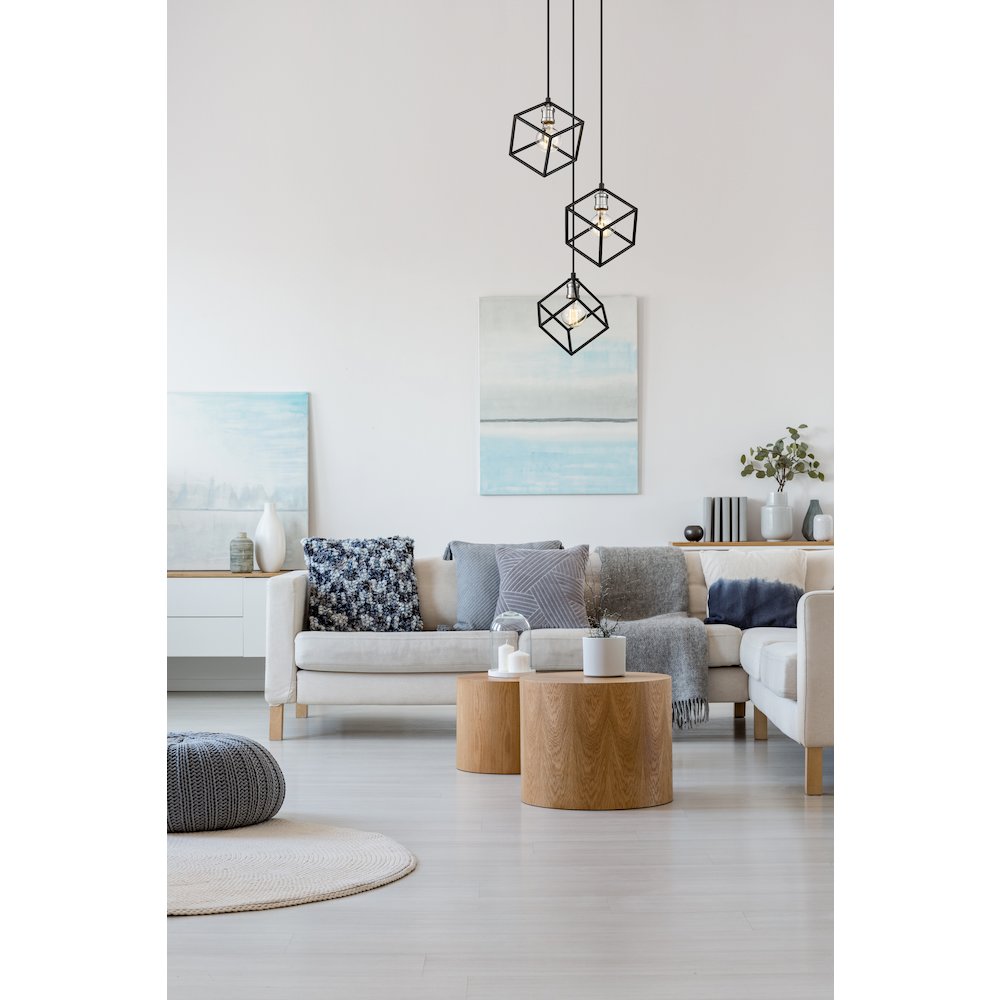Z-Lite 3 Light Chandelier. Picture 7