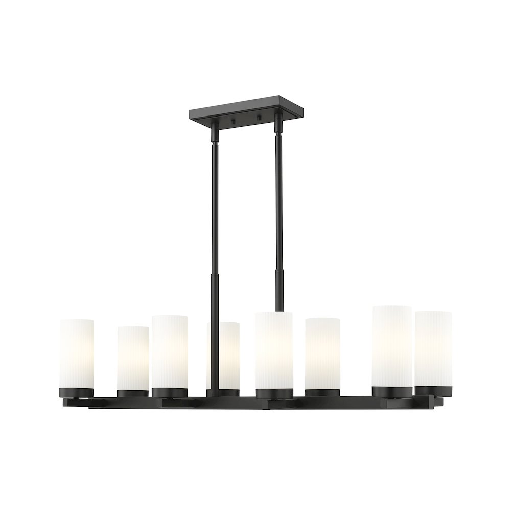Z-Lite 8 Light Linear Chandelier. Picture 1