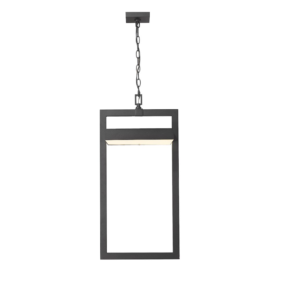 Z-Lite 1 Light Outdoor Chain Mount Ceiling Fixture. Picture 2